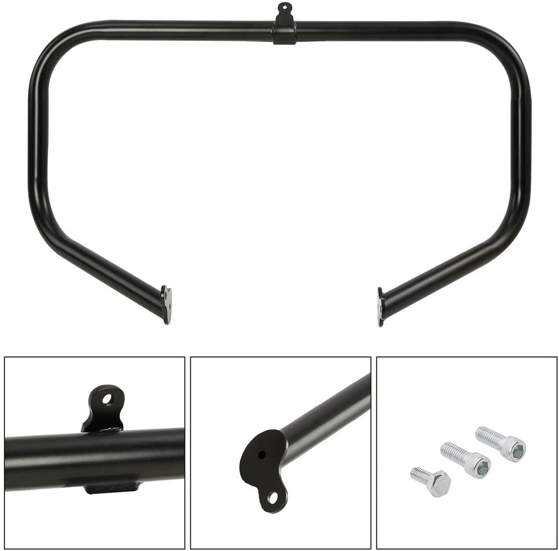 XFMT Black Motorcycle Engine Guard/Crash Bar Touring 2009-2020