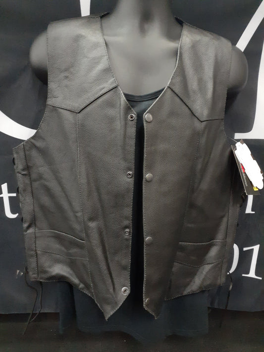 TN1021 LEATHER VEST SZ44