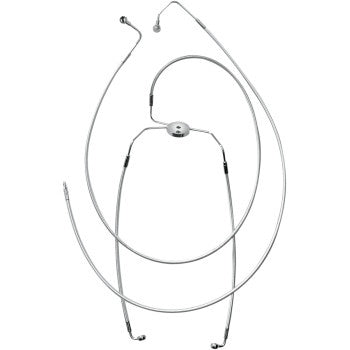 Mid Brake Line - FLHT ABS - Sterling Chromite II