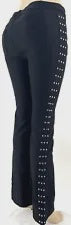 Women's Millenium Bengali Black Pant 3 Stud/Medium