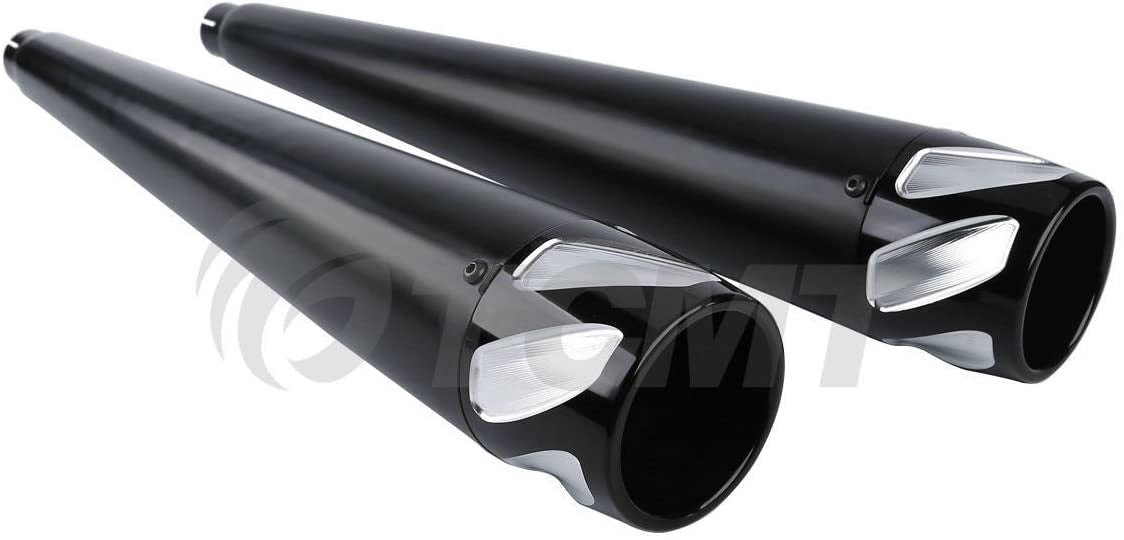 TCMT 4" Megaphone Slip-on Muffler Exhaust Pipes