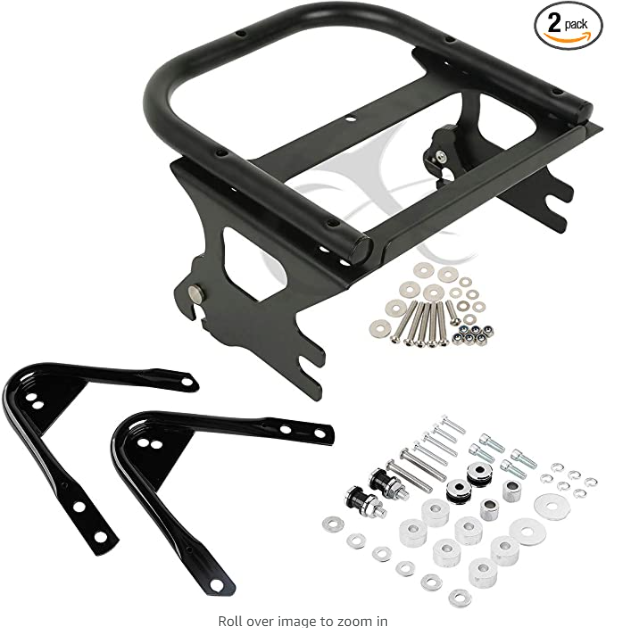 XFMT Detachable Tour Pack Luggage Rack W/Docking Kit For 97-08 Touring