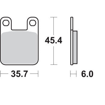 Street Ceramic Brake Pads - "F" Caliper