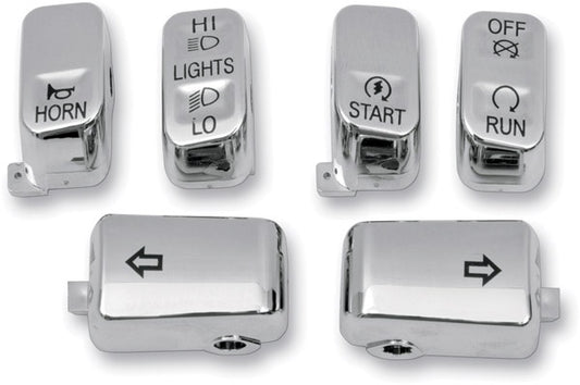 Standard Chrome Switch Caps