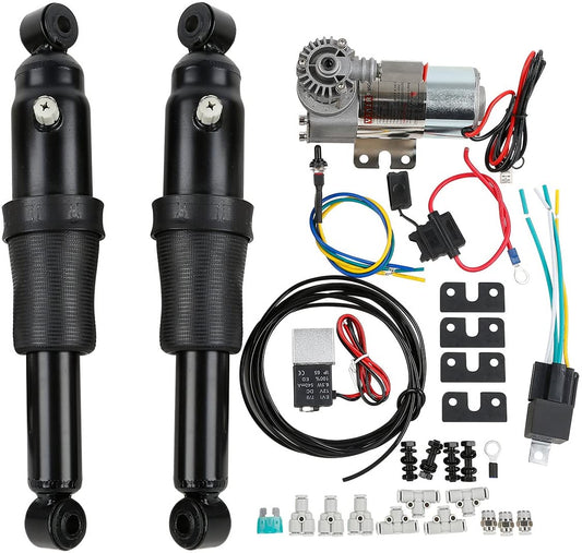 SLMOTO Rear Air Ride Suspension Kit Adjustable