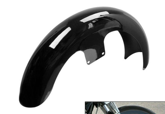 Vivid Black 21" Wrap Front Fender Fit For Harley Road Glide Electra Street Glide